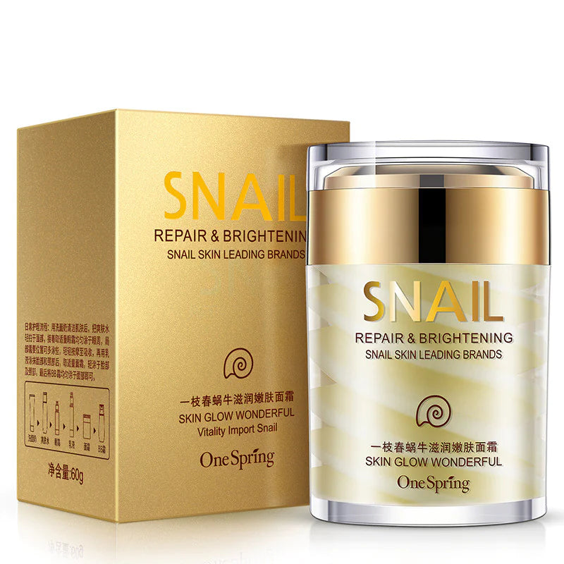 Crème de Soin Mucine d'Escargot - Hydratation Visage