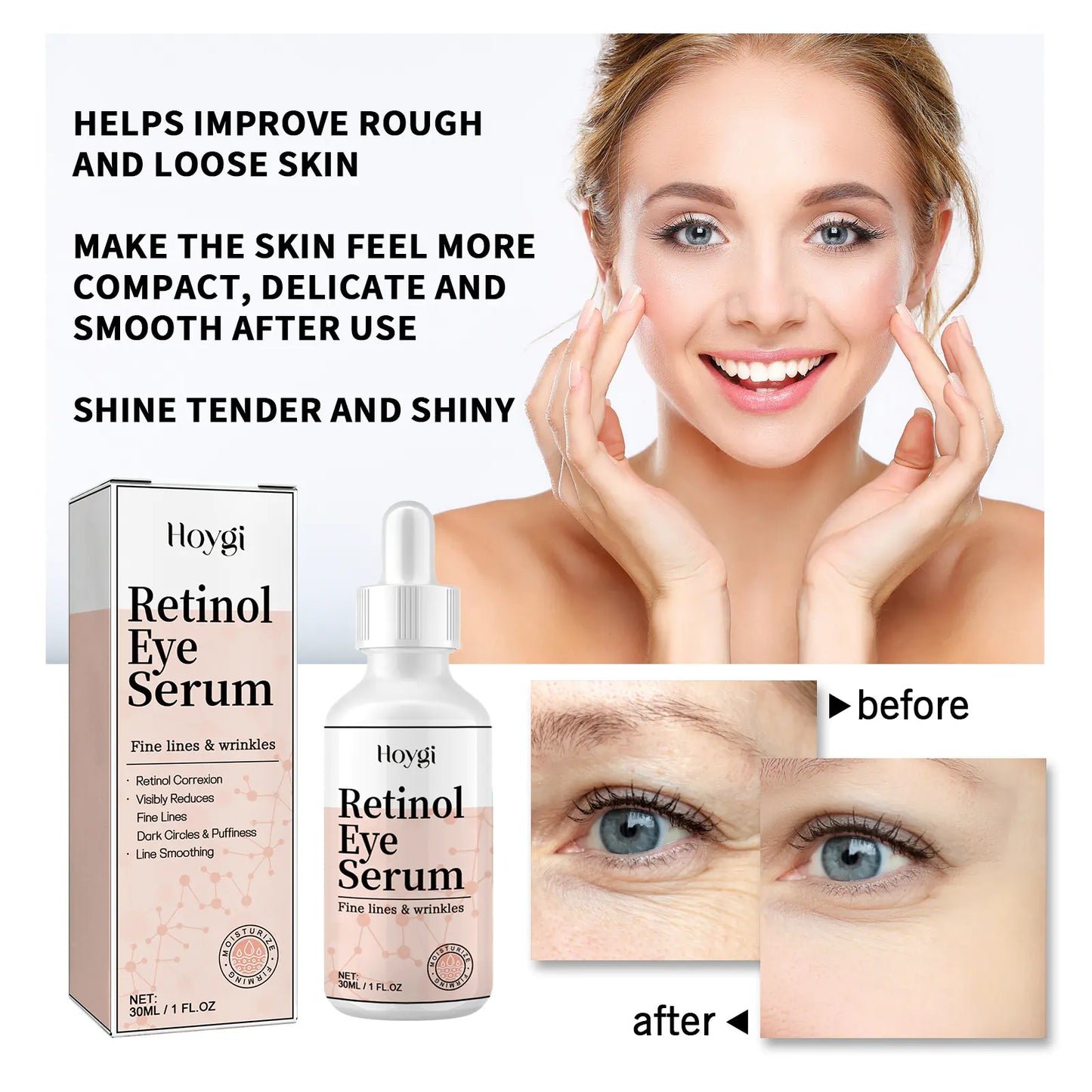 Crème Contour des Yeux au Rétinol - Soin Quotidien