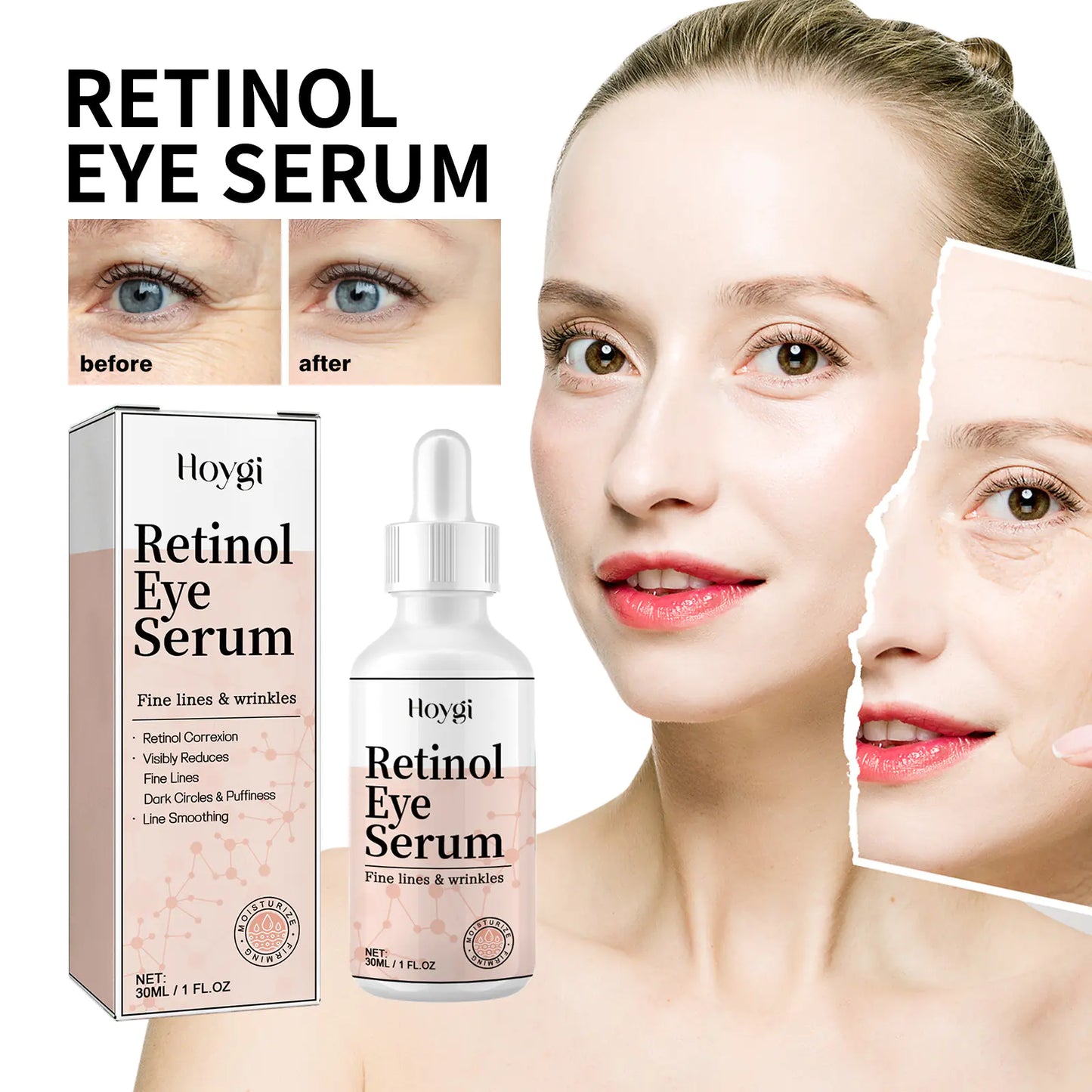 Crème Contour des Yeux au Rétinol - Soin Quotidien